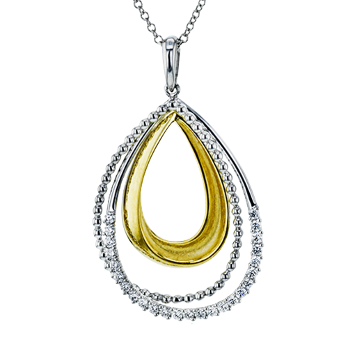 Pendant in 18k Gold with Diamonds