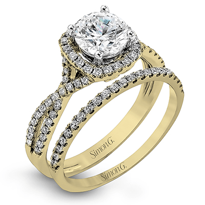 Wedding Set in 18k Gold with Diamonds