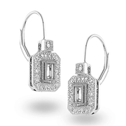 Earring in 18k Gold with Diamonds