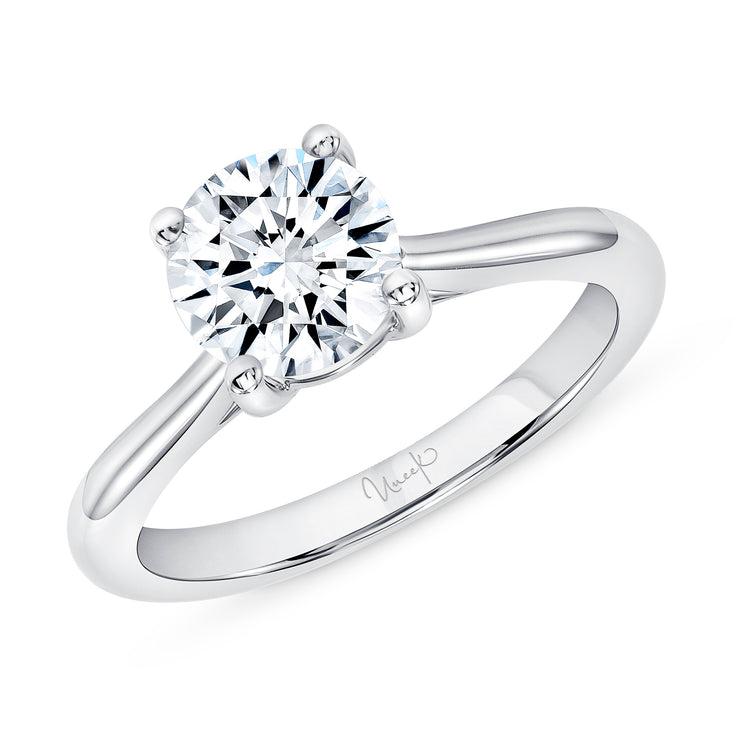 Uneek Bofb Collection Solitaire Round Engagement Ring